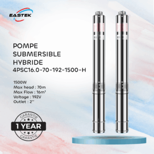 POMPE SUBMERSIBLE HYBRIDE 1500W