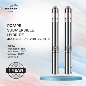 POMPE SUBMERSIBLE HYBRIDE 2200W