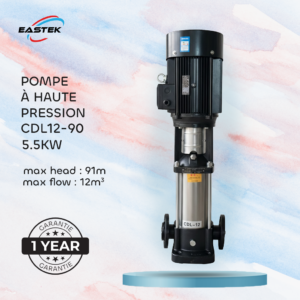 POMPE À HAUTE PRESSION CDL12-90 5.5KW