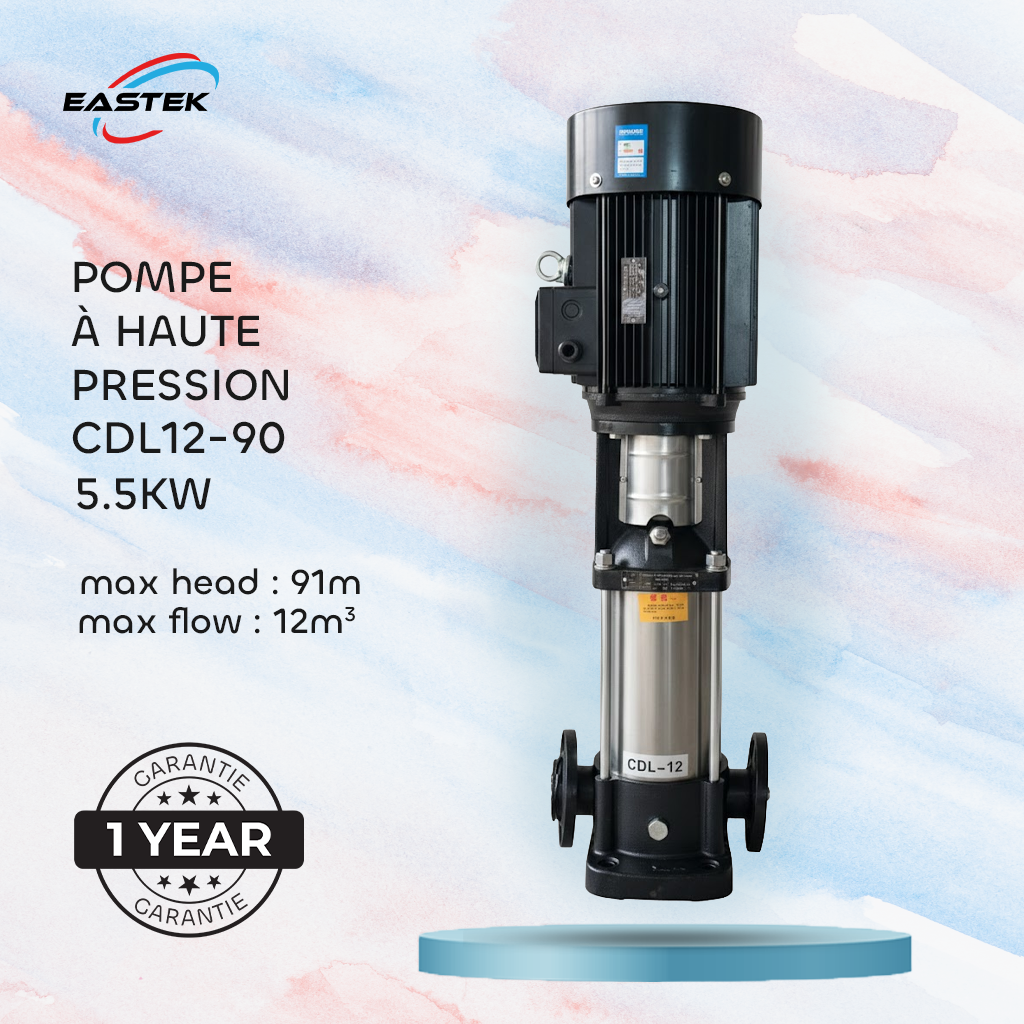 POMPE À HAUTE PRESSION CDL12-90 5.5KW
